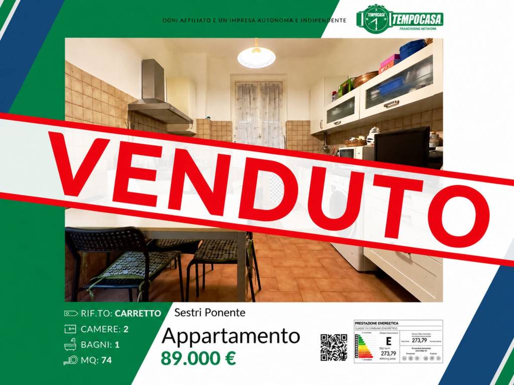 appartamento in vendita a Genova in zona Sestri Ponente