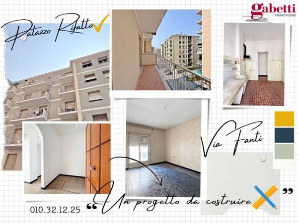 appartamento in vendita a Genova in zona Sampierdarena