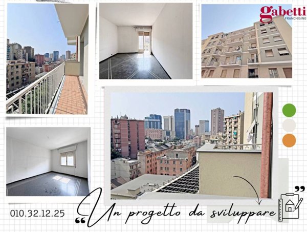 appartamento in vendita a Genova in zona Sampierdarena