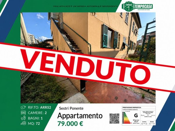appartamento in vendita a Genova in zona Sestri Ponente