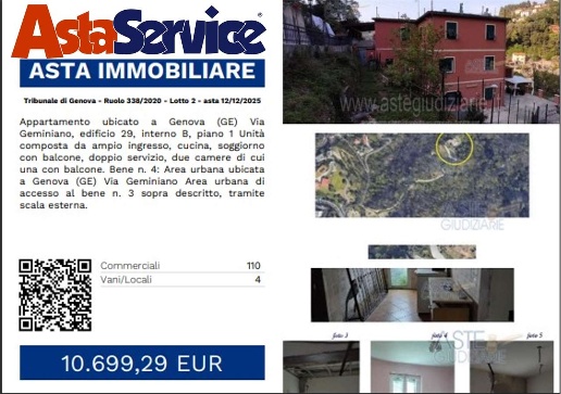 appartamento in vendita a Genova in zona Bolzaneto