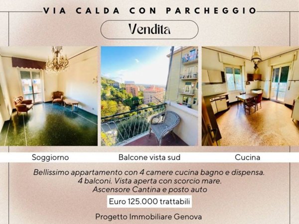 appartamento in vendita a Genova in zona Sestri Ponente