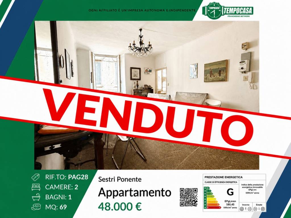 appartamento in vendita a Genova in zona Sestri Ponente
