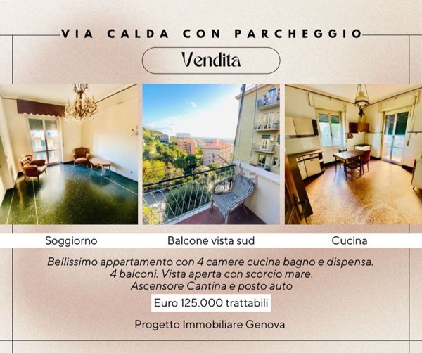 appartamento in vendita a Genova in zona Sestri Ponente
