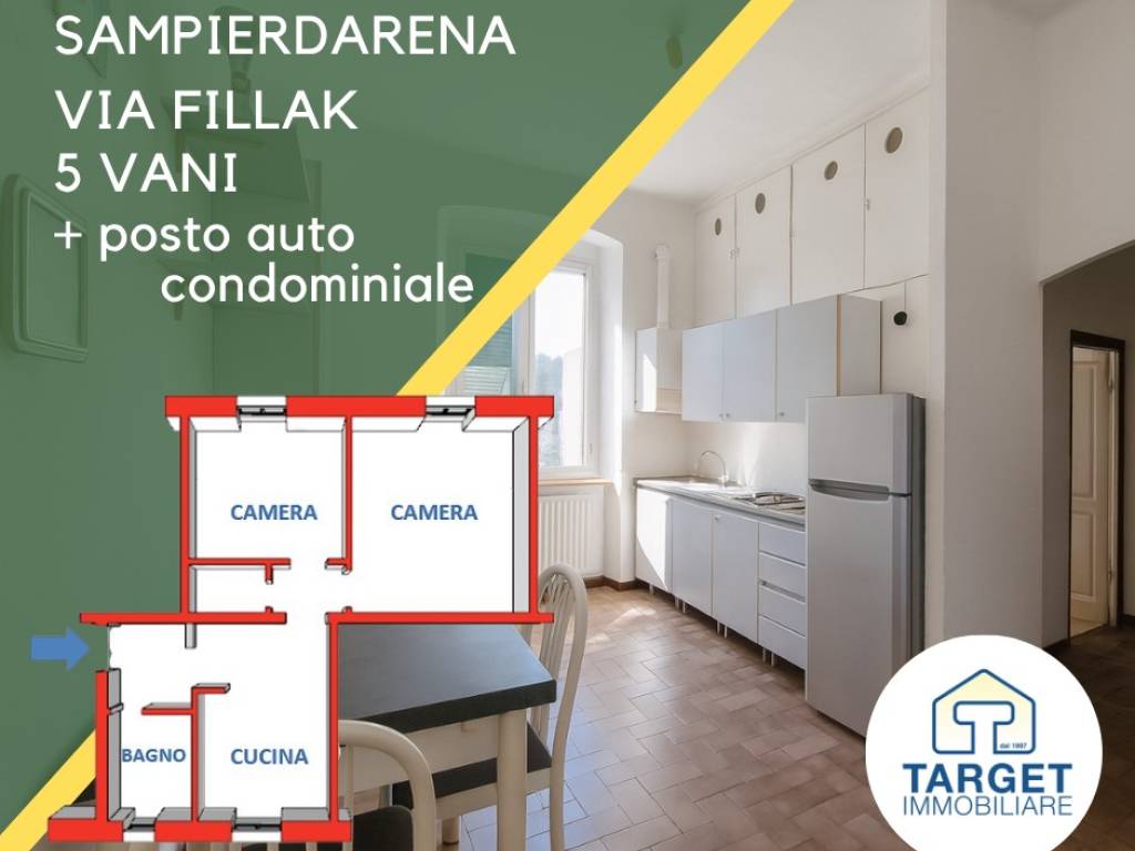 appartamento in vendita a Genova in zona Sampierdarena