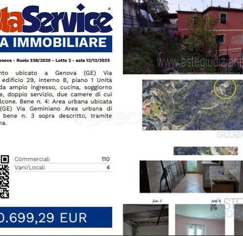 appartamento in vendita a Genova in zona Bolzaneto