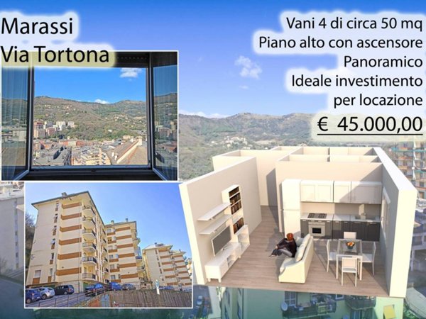 appartamento in vendita a Genova in zona Marassi