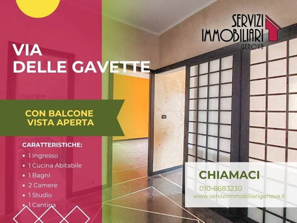 appartamento in vendita a Genova in zona Staglieno