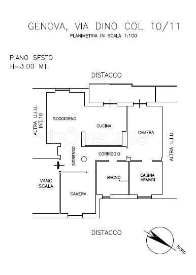 appartamento in vendita a Genova in zona Sampierdarena