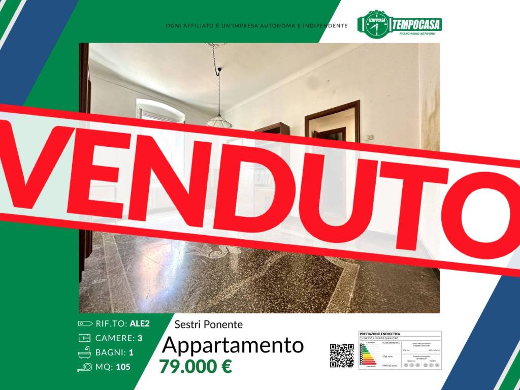 appartamento in vendita a Genova in zona Sestri Ponente