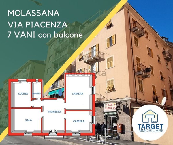 appartamento in vendita a Genova in zona Staglieno