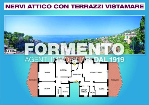 appartamento in vendita a Genova in zona Nervi