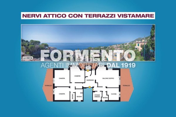 appartamento in vendita a Genova in zona Nervi