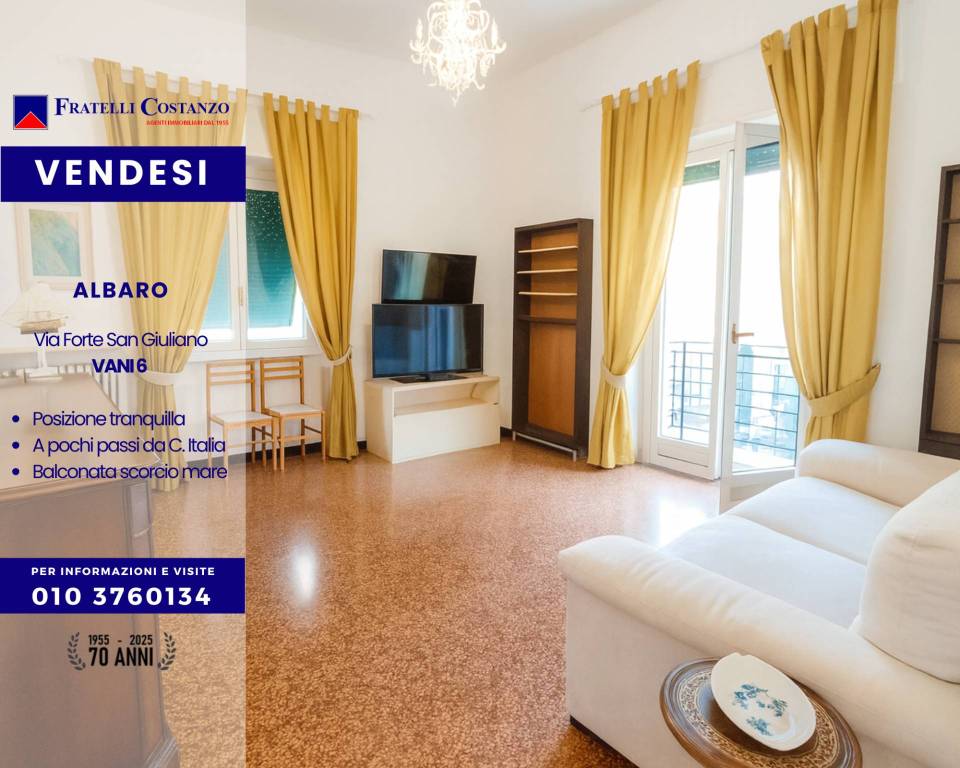 appartamento in vendita a Genova in zona Albaro