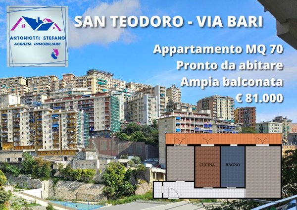 appartamento in vendita a Genova in zona Lagaccio / Granarolo