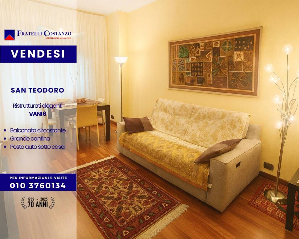 appartamento in vendita a Genova in zona San Teodoro
