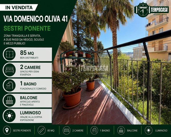 appartamento in vendita a Genova in zona Sestri Ponente
