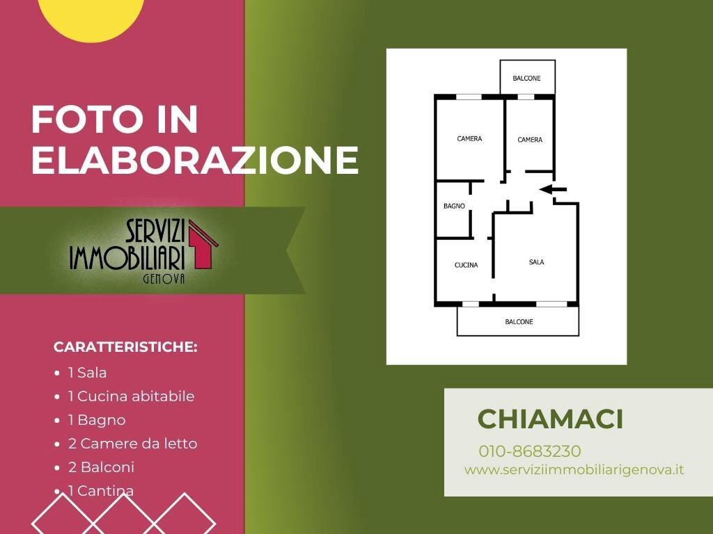 appartamento in vendita a Genova in zona Molassana