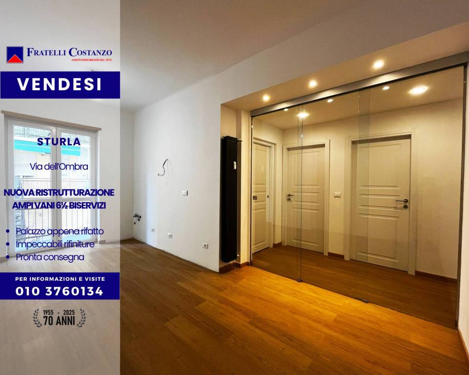 appartamento in vendita a Genova in zona Sturla