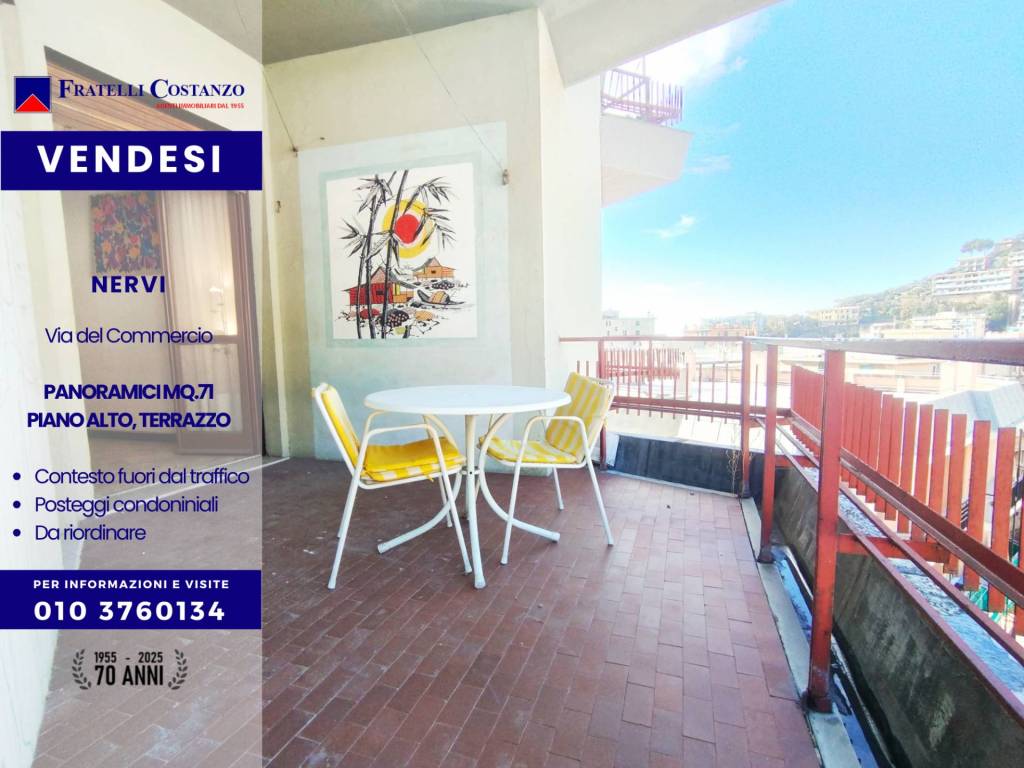 appartamento in vendita a Genova in zona Nervi