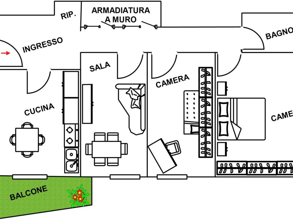 appartamento in vendita a Genova in zona Struppa