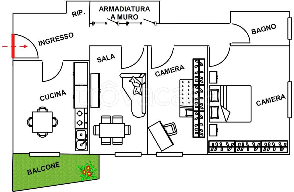appartamento in vendita a Genova in zona Molassana
