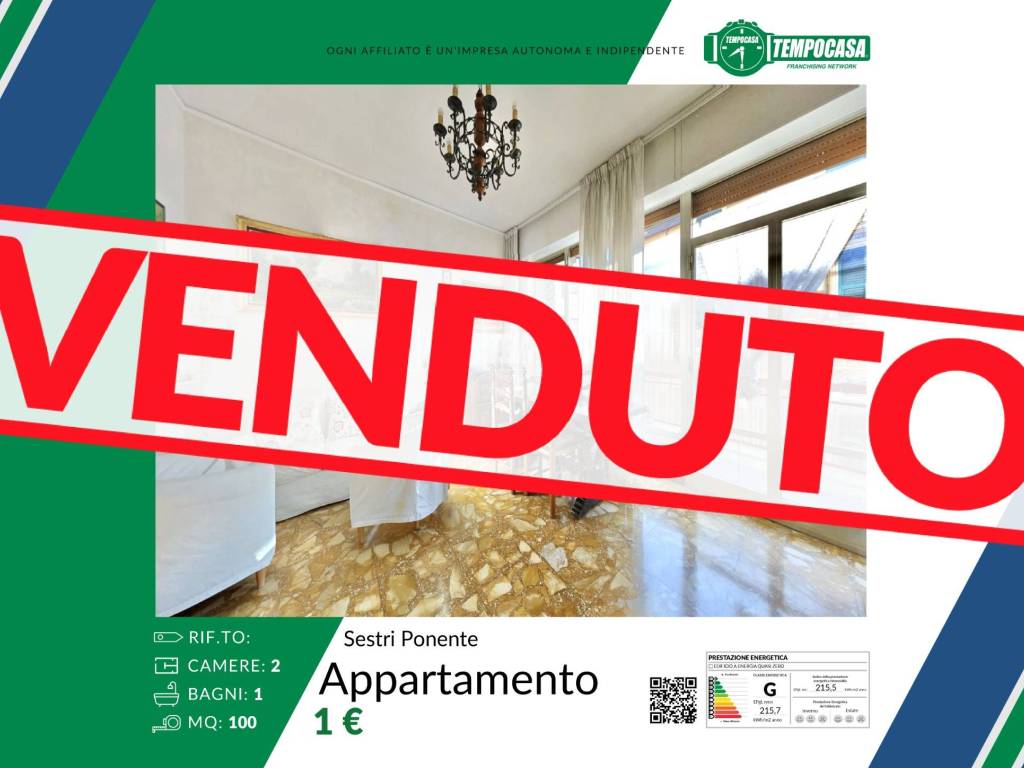 appartamento in vendita a Genova in zona Sestri Ponente