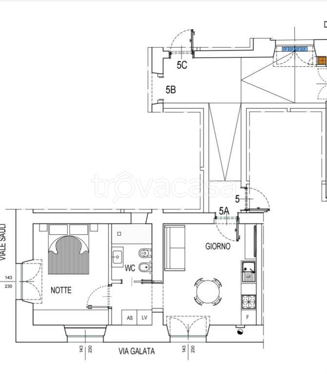 appartamento in vendita a Genova in zona San Vincenzo