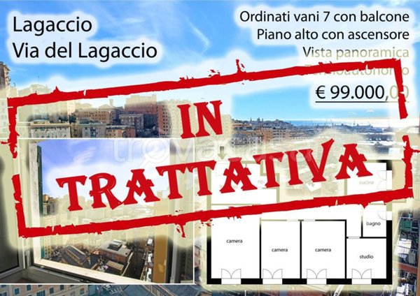 appartamento in vendita a Genova in zona Lagaccio / Granarolo