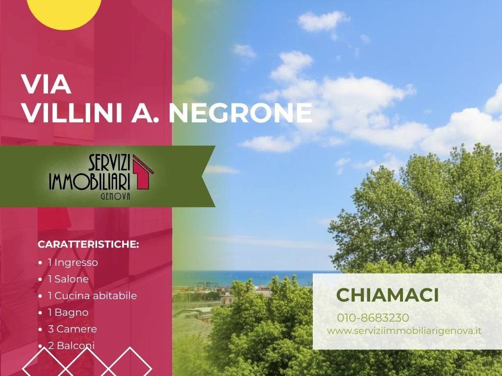 appartamento in vendita a Genova in zona Palmaro / Pra'