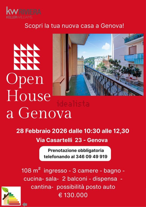 appartamento in vendita a Genova in zona Oregina