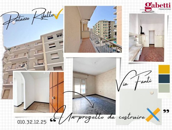 appartamento in vendita a Genova in zona Sampierdarena