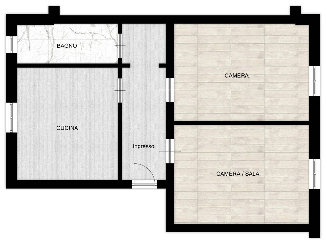 appartamento in vendita a Genova in zona Sampierdarena