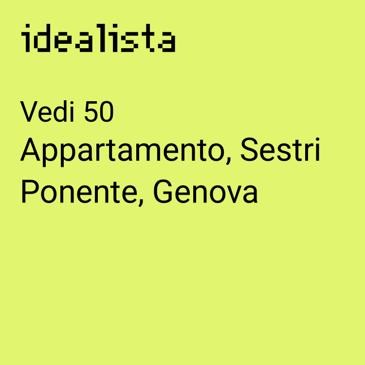 appartamento in vendita a Genova in zona Cornigliano