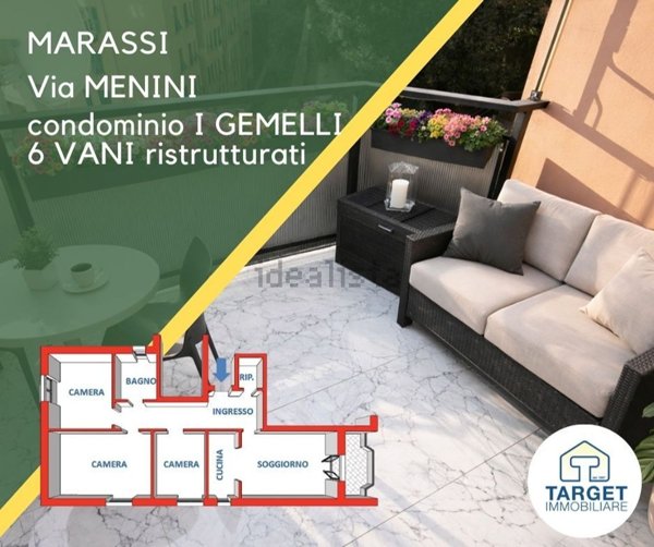 appartamento in vendita a Genova in zona Staglieno