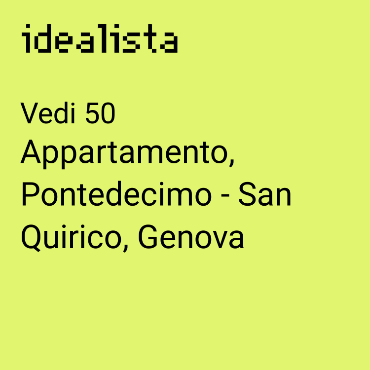 appartamento in vendita a Genova in zona Pontedecimo