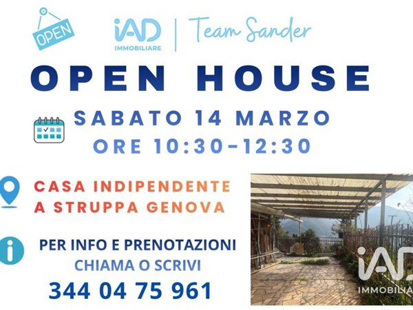 casa indipendente in vendita a Genova in zona Struppa