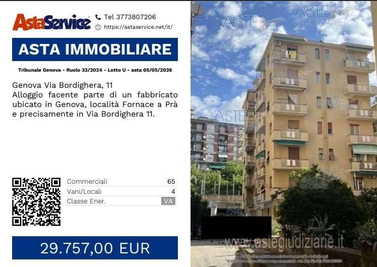 appartamento in vendita a Genova in zona Palmaro / Pra'