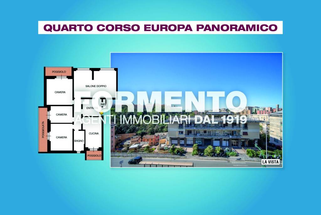 appartamento in vendita a Genova in zona Nervi