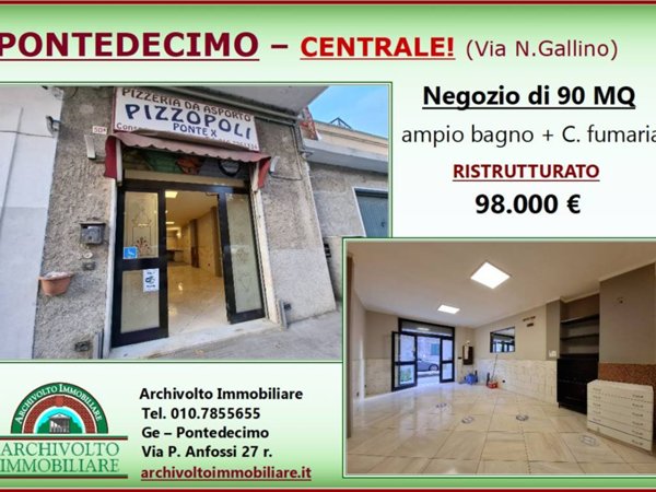 negozio in vendita a Genova in zona Pontedecimo