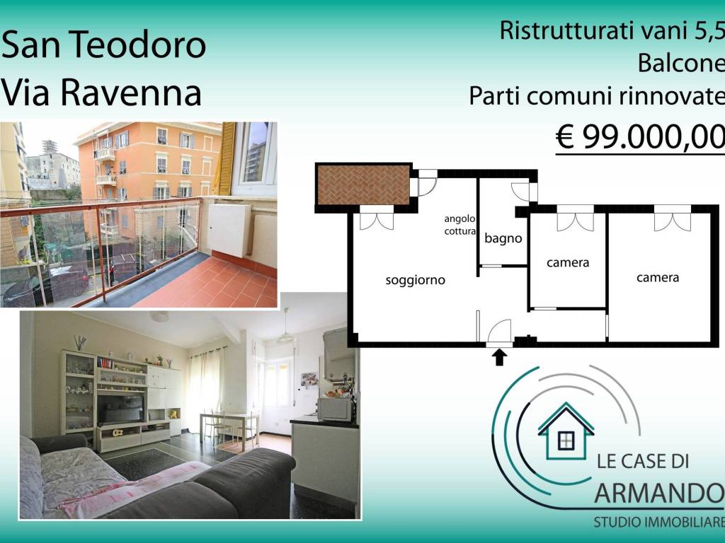appartamento in vendita a Genova in zona San Teodoro