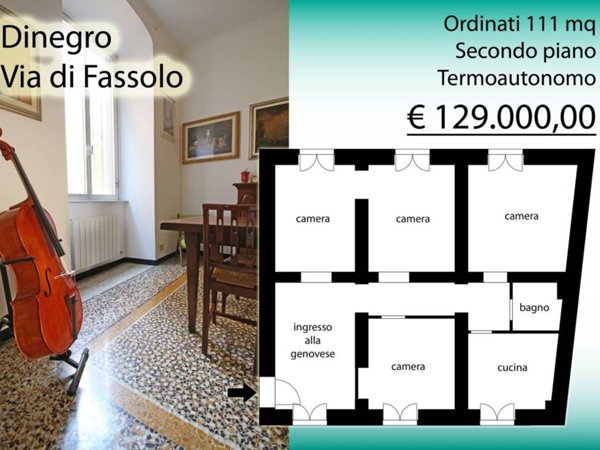 appartamento in vendita a Genova in zona DiNegro