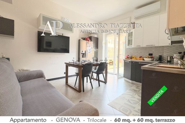 appartamento in vendita a Genova in zona Staglieno