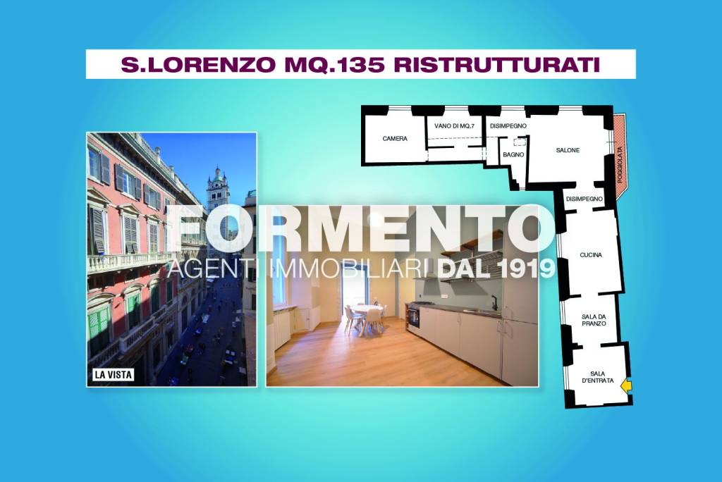 appartamento in vendita a Genova in zona Sottoripa / Maddalena / Molo