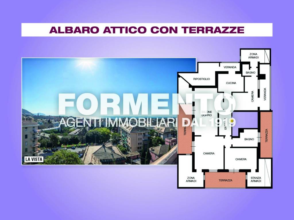 appartamento in vendita a Genova in zona Sturla