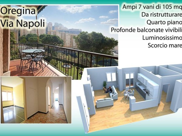 appartamento in vendita a Genova in zona Lagaccio / Granarolo