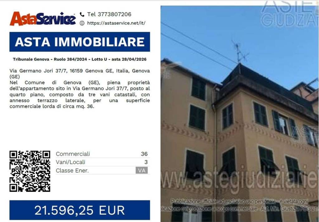 appartamento in vendita a Genova