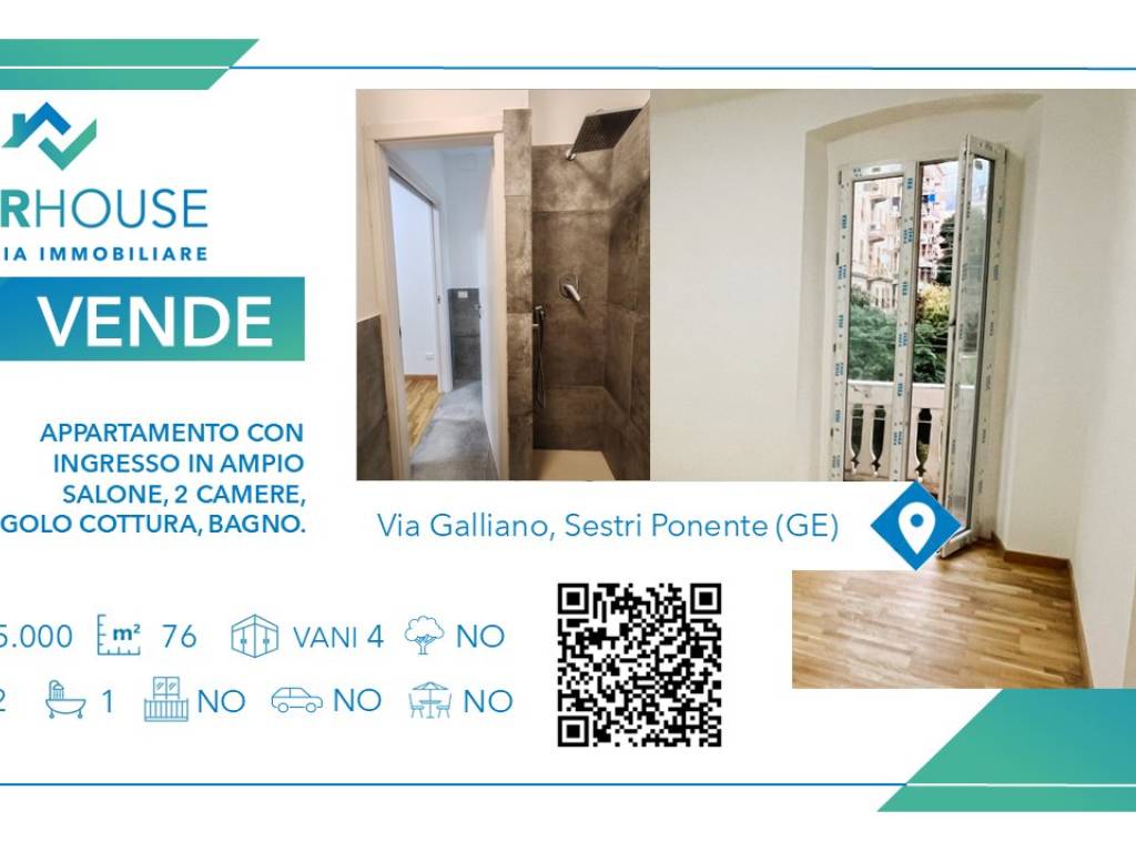 appartamento in vendita a Genova in zona Sestri Ponente