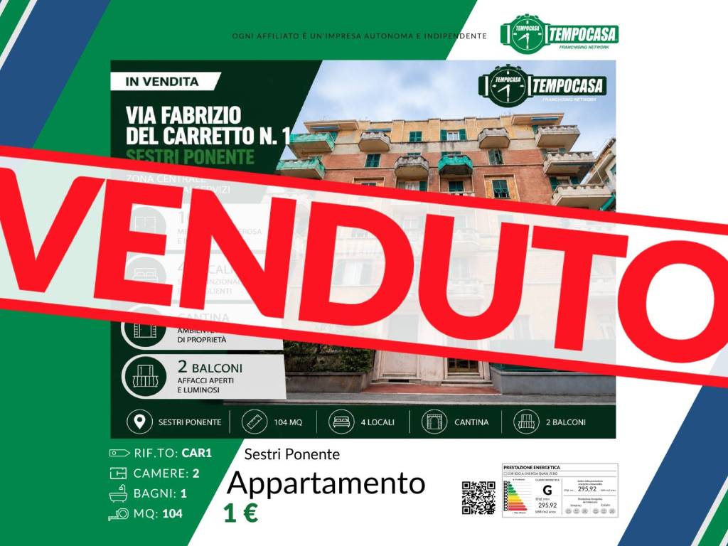 appartamento in vendita a Genova in zona Sestri Ponente