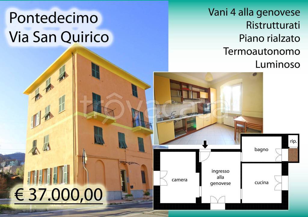 appartamento in vendita a Genova in zona Pontedecimo
